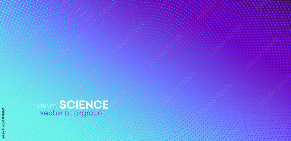 Poster Abstract vector background. Halftone gradient gradation. Vibrant texture.