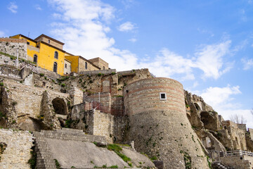 Fototapeta na wymiar Old town of Calitri. Campania region, Italy
