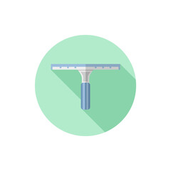 Vector Flat Design Window Squeegee