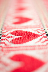 Tablecloth pattern, croatian ethnic ornament