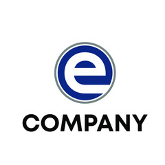 Obraz premium E logo 