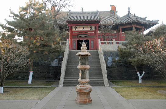 Datong, Shanxi Province in China.  The Huayan Temple or Huayan Monastery in Datong. This Buddhist temple is a good example of ancient Chinese architecture.