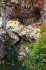 Fototapeta na wymiar Sanctuary of the virgin of Covadonga, Asturias, Spain
