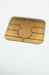 Smartchip security card with electronic chip inserted into card