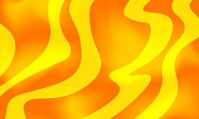 Abstract yellow bend lines background.