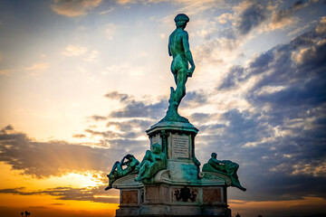 David Piazzale Michelangelo Florence sundown