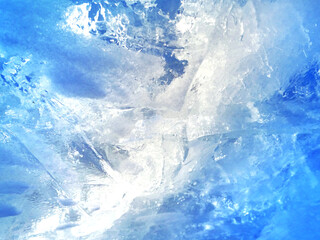 Blurred colorful ice texture.
