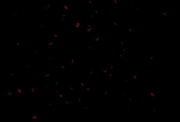 Dark red vector backdrop with gender signs.