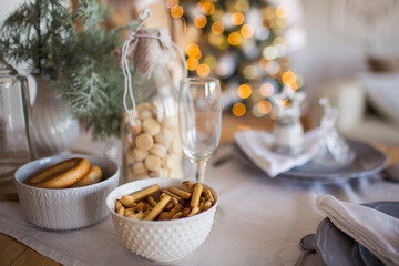 festive christmas and new year decorations	