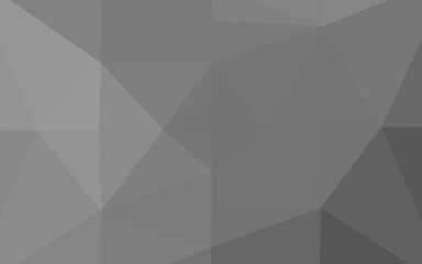 Light Silver, Gray vector abstract mosaic pattern.