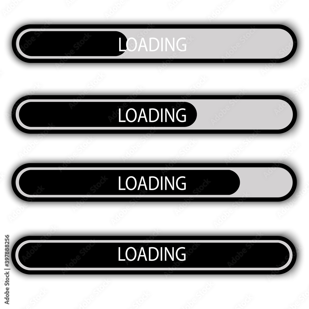 Poster a set of download progress icons, a speed indicator showing the status of a file download from the i