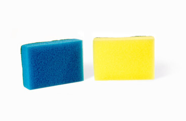  set of colored scouring sponges