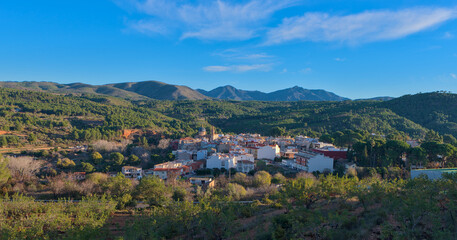 Fototapeta na wymiar View of Navajas, Valencian Community