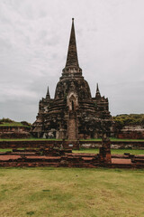 Fototapeta na wymiar pagoda in ayutthaya