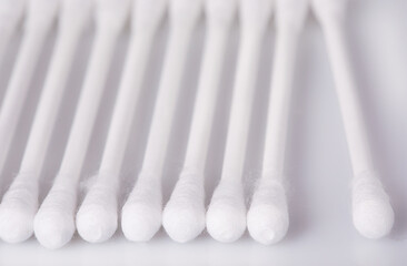 Row of q-tips 