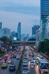 city traffic in Bangkok
