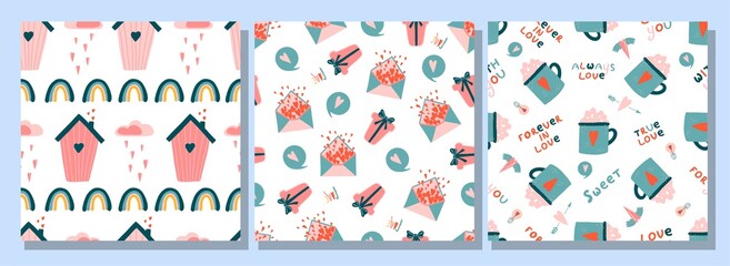 Cute seamless pattern fabric in modern style on white background. Modern vector illustration. Elegant abstract background. Vector nature graphic background. Holiday background. Elegant decoration.vale © Анна Таранкова