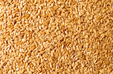 Close up of flax seeds