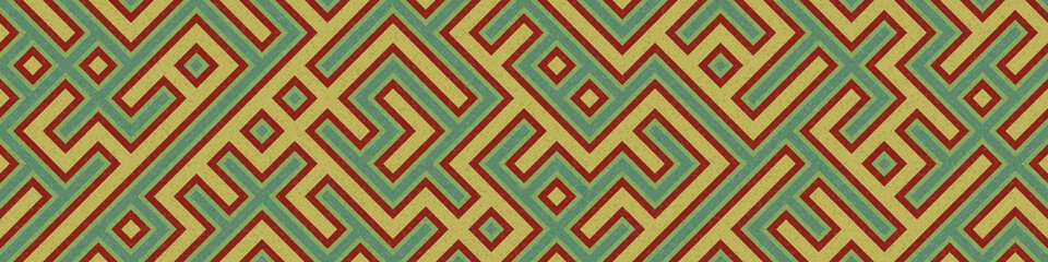 Abstract Geometric Pattern generative computational art illustration