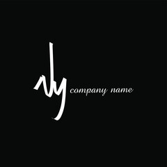 ny handwritten logo for identity