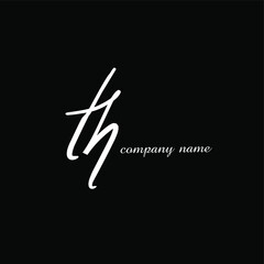 Th handwritten logo for identity