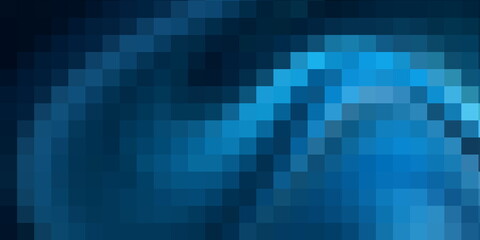 
Abstract blue background with squares wallpaper design art texture pixels 