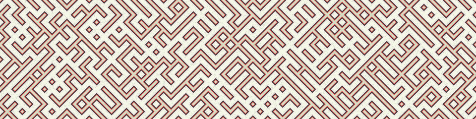 Abstract Geometric Pattern generative computational art illustration