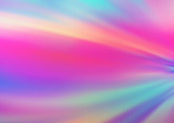 Light Multicolor, Rainbow vector blurred and colored template.