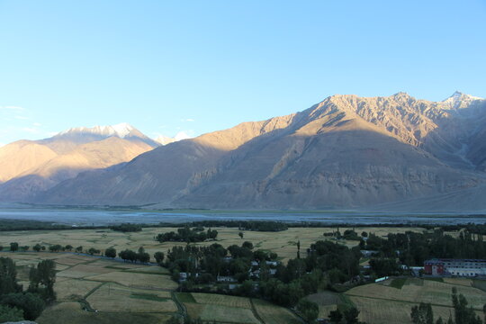 The village of Vrang in the Pamir Highway, Tajikistan