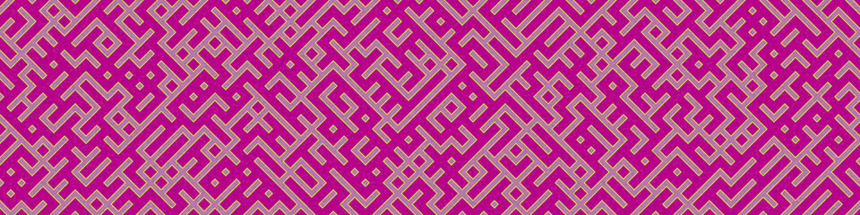 Abstract Geometric Pattern generative computational art illustration