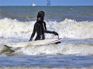 surfing the wave