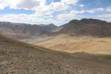Fototapeta na wymiar The Pamir Highway in Tajikistan
