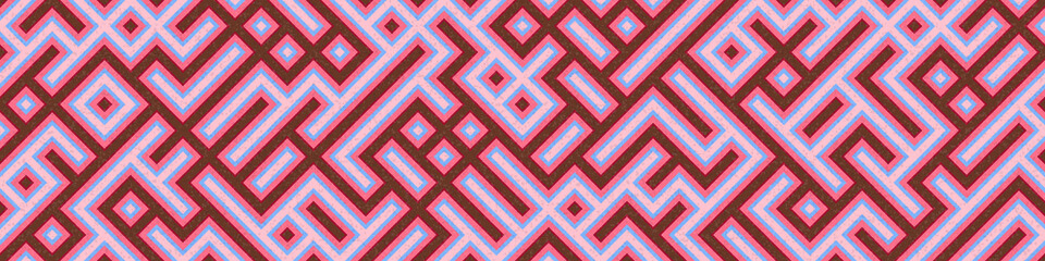 Abstract Geometric Pattern generative computational art illustration