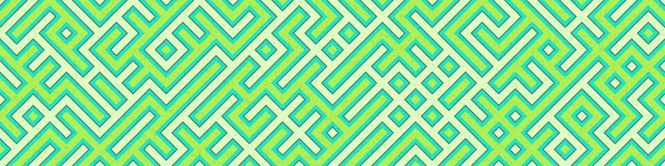 Abstract Geometric Pattern generative computational art illustration