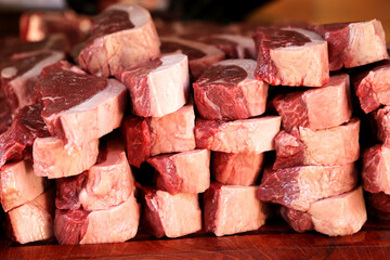 Picanha Raw. Traditional Brazilian meat for barbecue