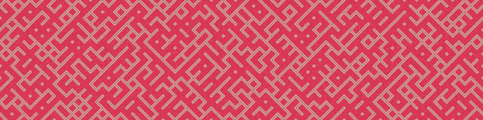 Abstract Geometric Pattern generative computational art illustration