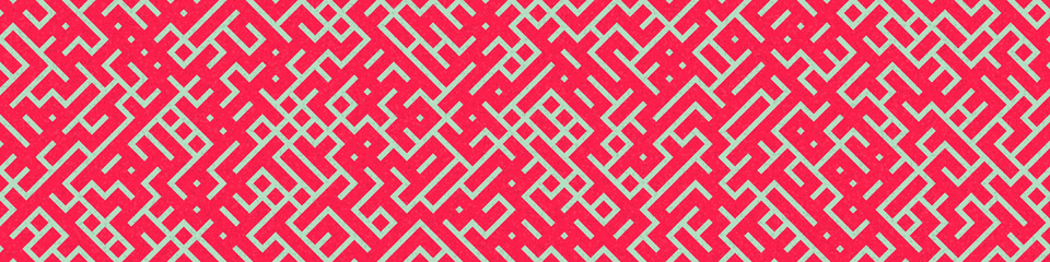 Abstract Geometric Pattern generative computational art illustration