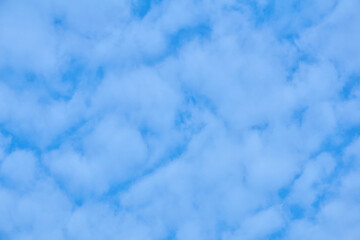 natural background - blue sky with light cumulus clouds