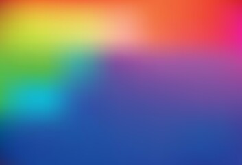 Dark Multicolor vector blurred pattern.