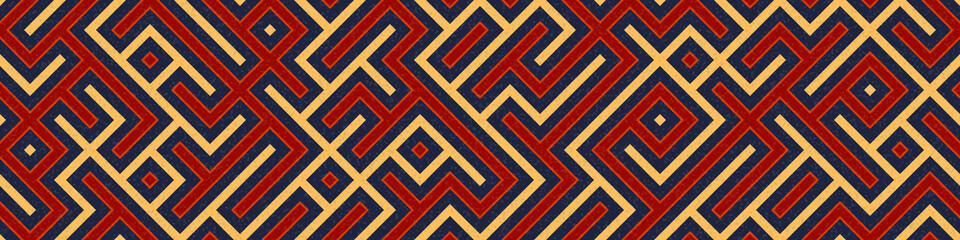 Abstract Geometric Pattern generative computational art illustration