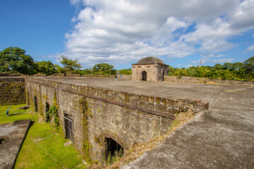 Estructura colonial en Fuerte San Lorenzo, Provincia de Colon Panamá 