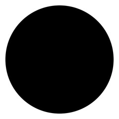 Fototapeta na wymiar Circle icon with flat style. Isolated vector circle icon image on a white background.
