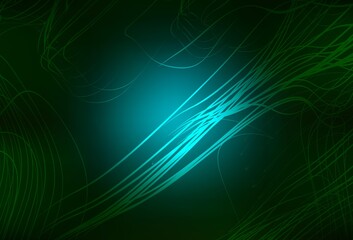 Dark Green vector modern elegant background.