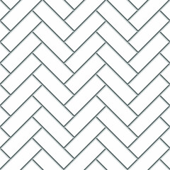 Tile vector pattern set against white, gray, zig zag background. EPS10