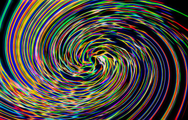 Fototapeta na wymiar Colorful whirlwind. Graphic digital abstract background