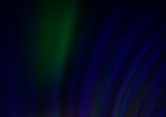 Dark Black vector template with bubble shapes.