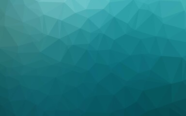 Obraz premium Light BLUE vector triangle mosaic texture.