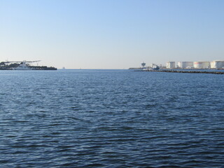 Naklejka premium Japan Port town