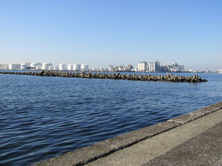 Fototapeta premium Japan Port town