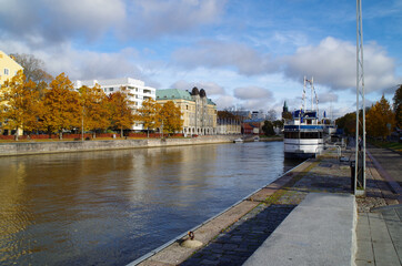 view of the city of turku finland